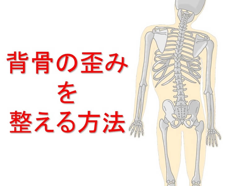 自分でできる背骨の歪みを整える方法 名 古屋市北区 ふるさわ指圧治療院