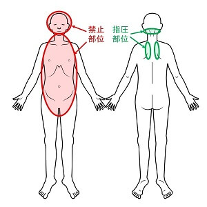 指圧対象部位と禁止部位